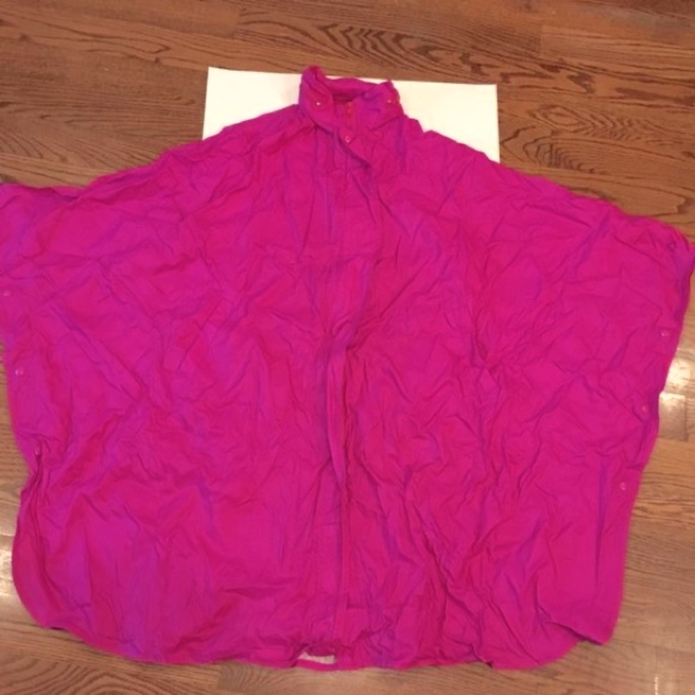 Eddie Bauer pink poncho